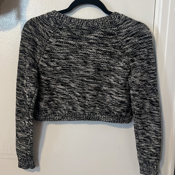 Striped knit cropped sweater - Picture 2 of 2